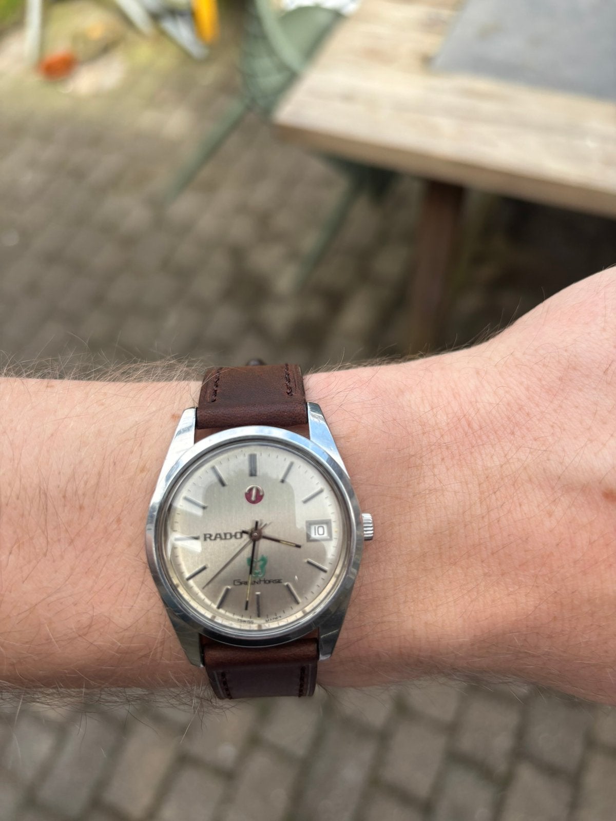 Rado green horse, Overige merken, Staal, Polshorloge, Ophalen of Verzenden