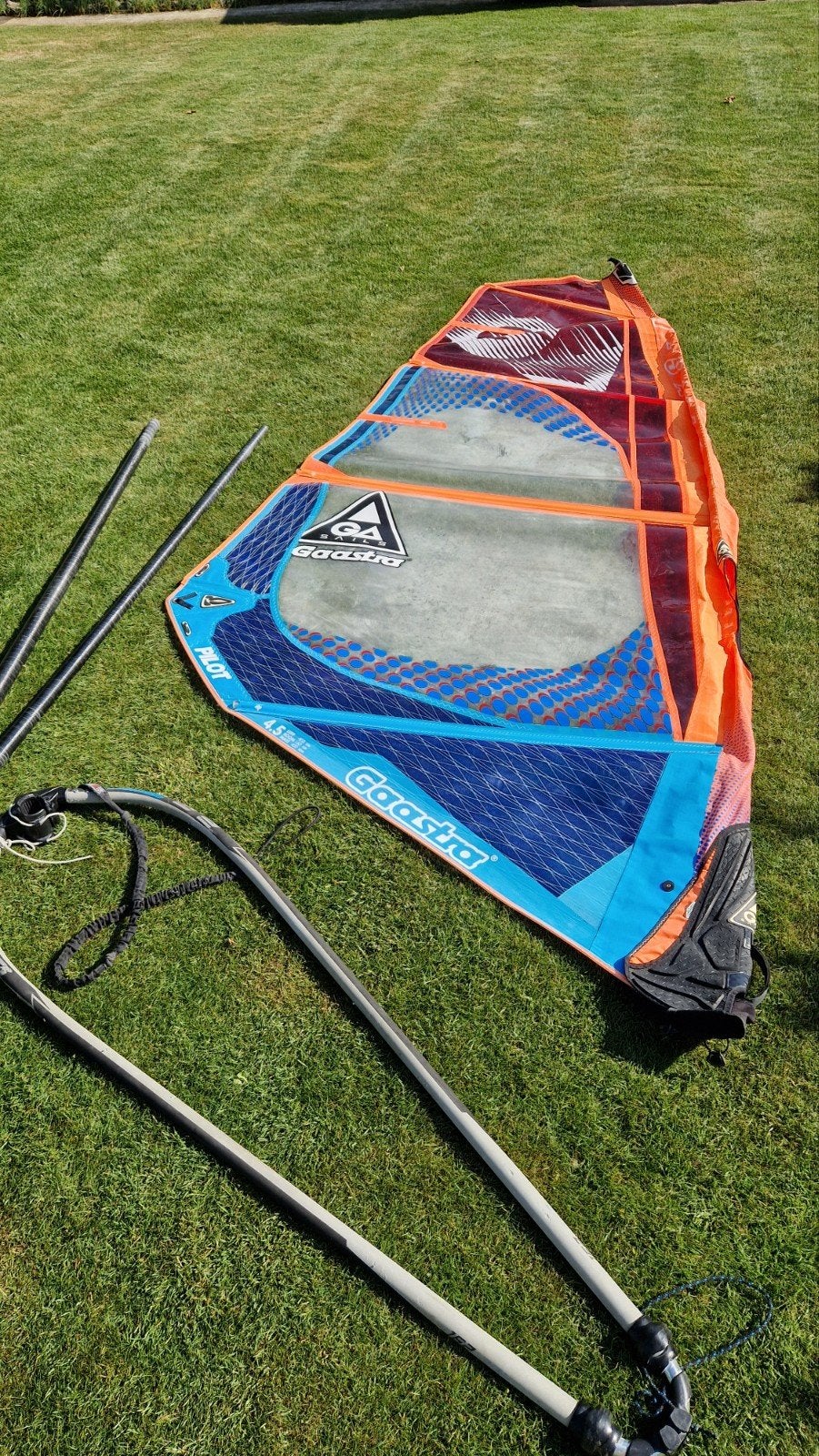 Gaastra Pilot 4.5 surfzeil 2016 (optioneel met mast/giek), Ophalen of Verzenden, Zeil