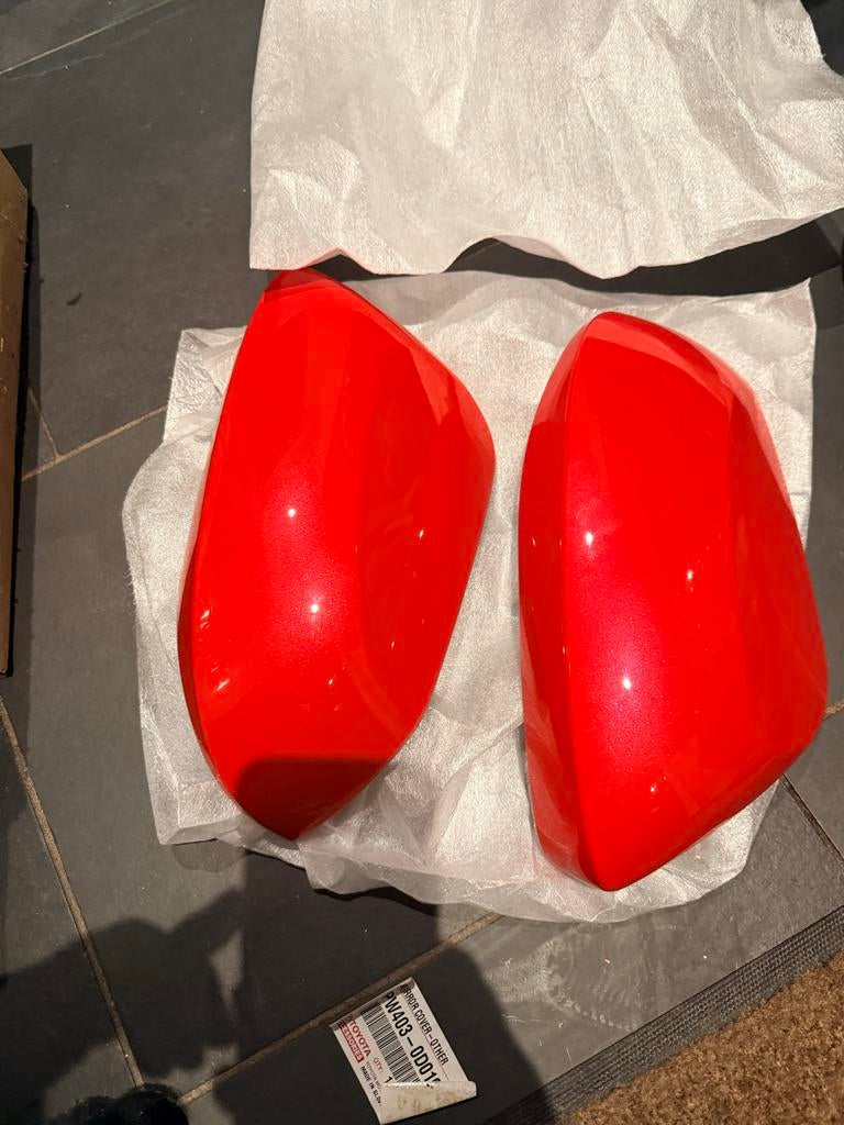 Afdekkap spiegel Toyota Yaris 2021 rood, Ophalen of Verzenden, Nieuw, Toyota
