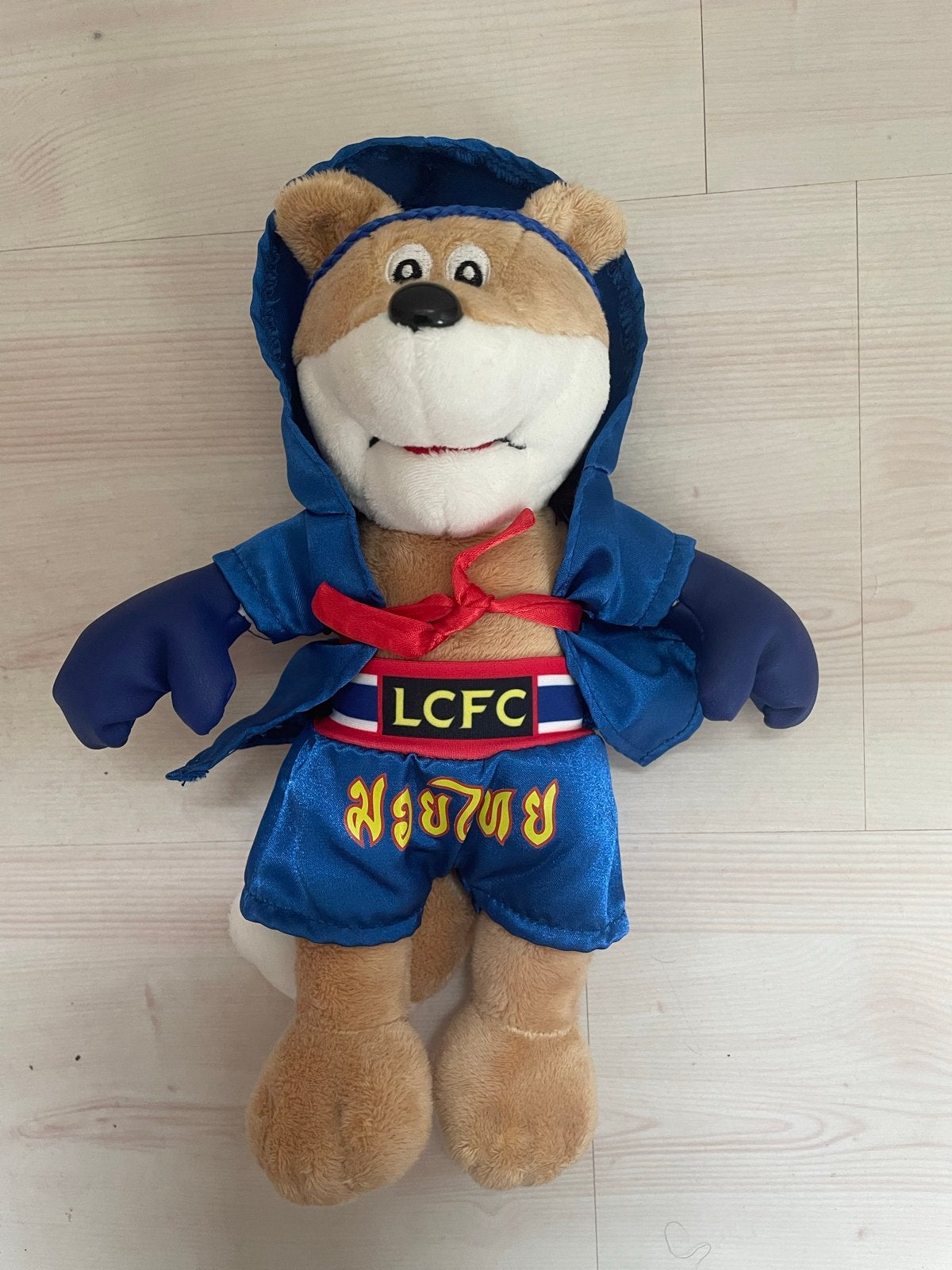 LCFC Leicester City Football Club Vos Knuffel Muay Thai, Overige merken, Overige karakters, Blauw, Ophalen of Verzenden