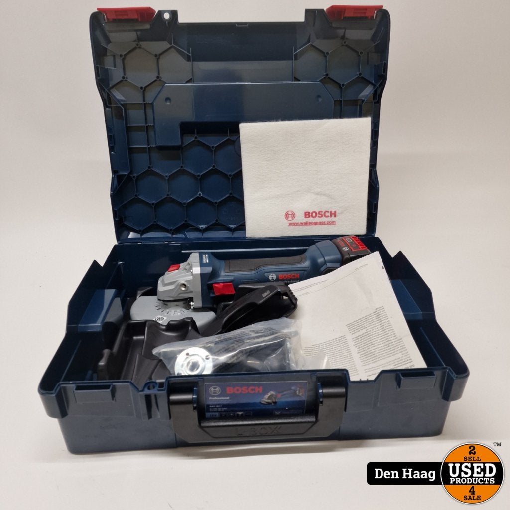 Bosch GWS 18V-7 18V haakse slijper in L-Box | Nieuw, Bosch, Gebruikt, Support@bosch.com, Robert Bosch GmbH
Robert-Bosch-Platz 1
70839 Gerlingen-SchillerhÃ¶he
Germany
