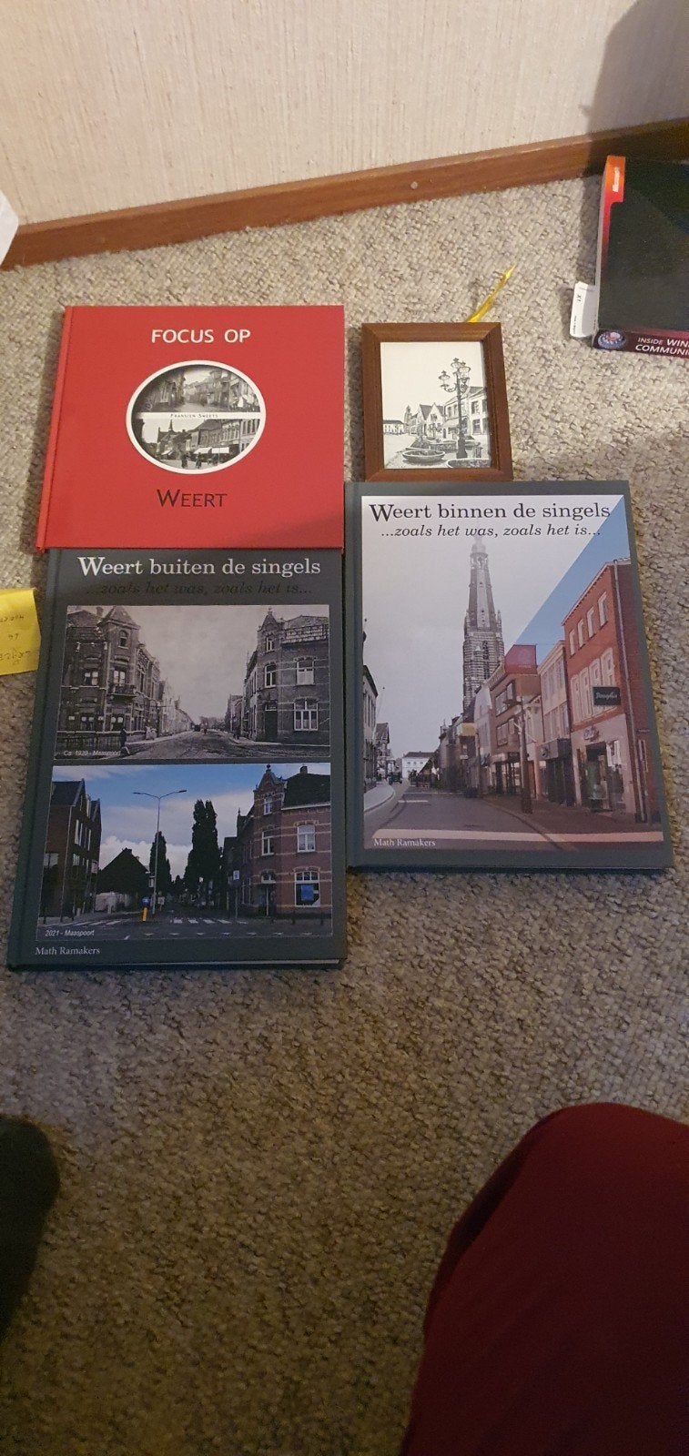 Boeken over Weert: Focus Op, Binnen & Buiten de Singels, Ophalen of Verzenden, 20e eeuw of later, Zo goed als nieuw, Math Ramakers