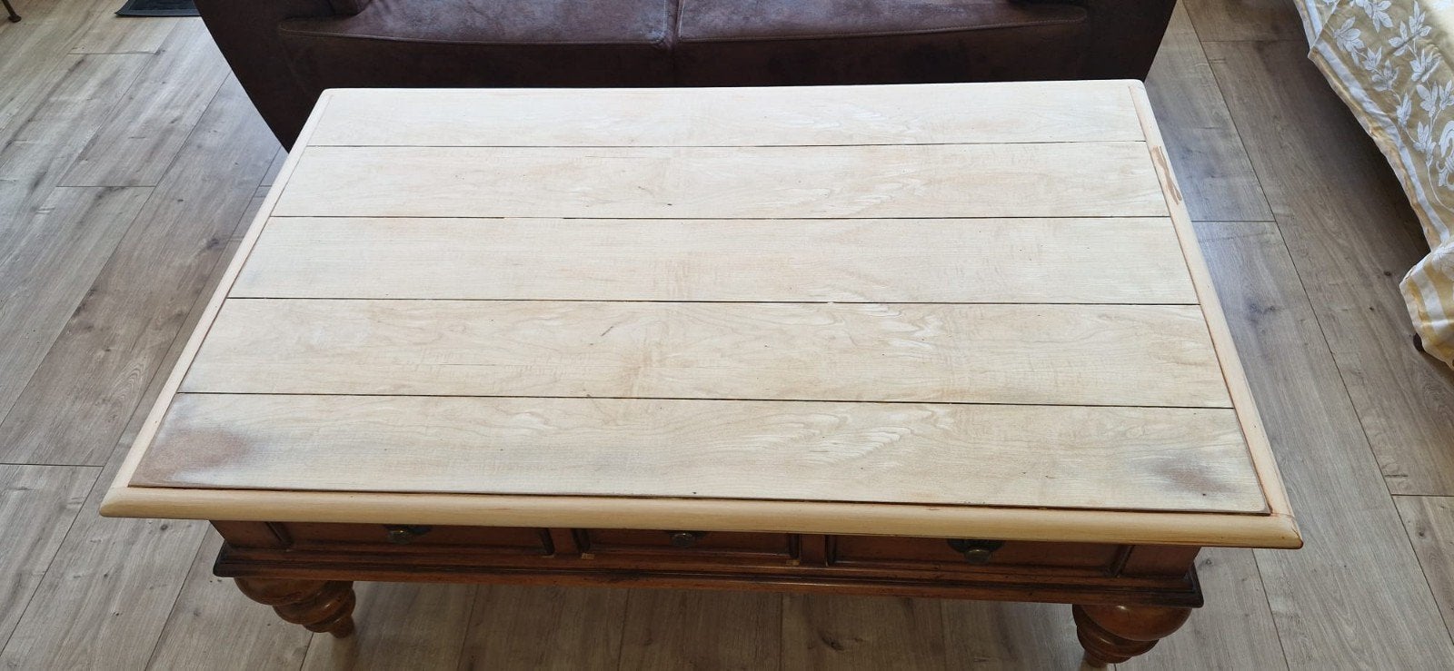 noten salontafel, Ophalen, Gebruikt, 100 tot 150 cm, 50 tot 100 cm