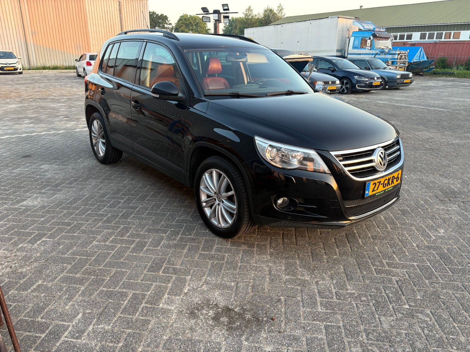 Volkswagen Tiguan 1.4 TSI 110KW 4MOTION 2008 Zwart, Auto's, Adaptive Cruise Control, 4 cilinders, 2000 kg, Zwart