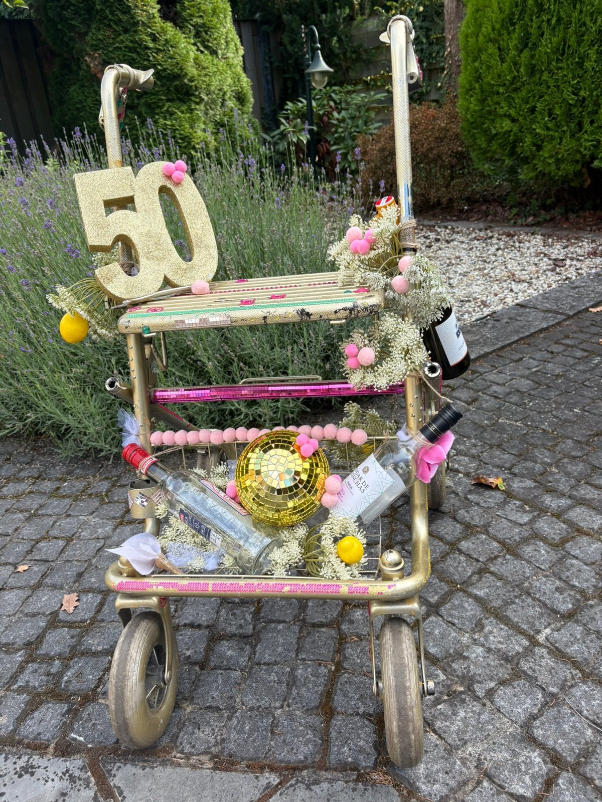 Rollator voor 50 jaar feest, Ophalen of Verzenden, Gebruikt