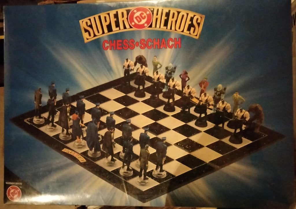 Batman, Robin, Joker, Riddler enz. Schaakset, Nieuw in Seal, Verzamelen, Stripfiguren, Ophalen of Verzenden, Superheld, Nieuw