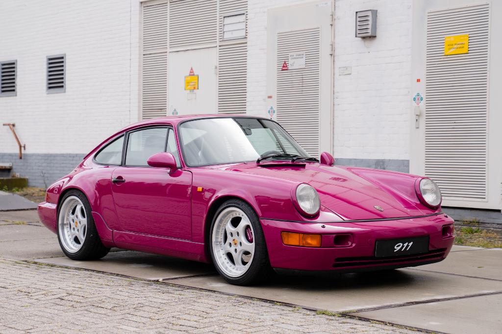 Porsche 964 Carrera 4 1990 coupe 'Ruby Star', Auto's, Porsche, Bedrijf, Benzine, Coupé, Handgeschakeld, Rood, Zwart, Vierwielaandrijving