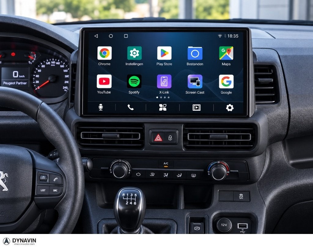 Peugeot partner autoradio navigatie carkit android 16 usb, Auto diversen, Oberonweg 262 3208pg, Nieuw, Ophalen of Verzenden, Dynavin