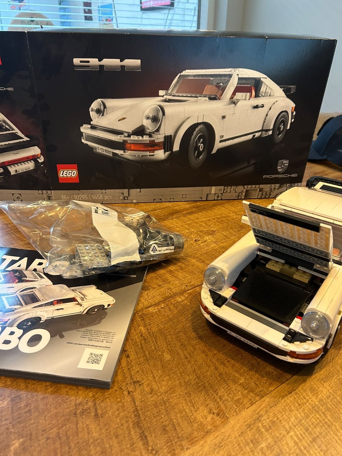 Lego Porsche 911 (10295) - Targa/Turbo - Zo goed als nieuw, Lego, Ophalen of Verzenden, Zo goed als nieuw, Compleet