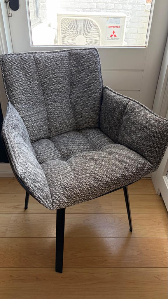 6x B&B Italia Husk eetkamerstoel kussens - Zo goed als nieuw, Huis en Inrichting, Ophalen, Zo goed als nieuw, 75 tot 100 cm, Minder dan 50 cm