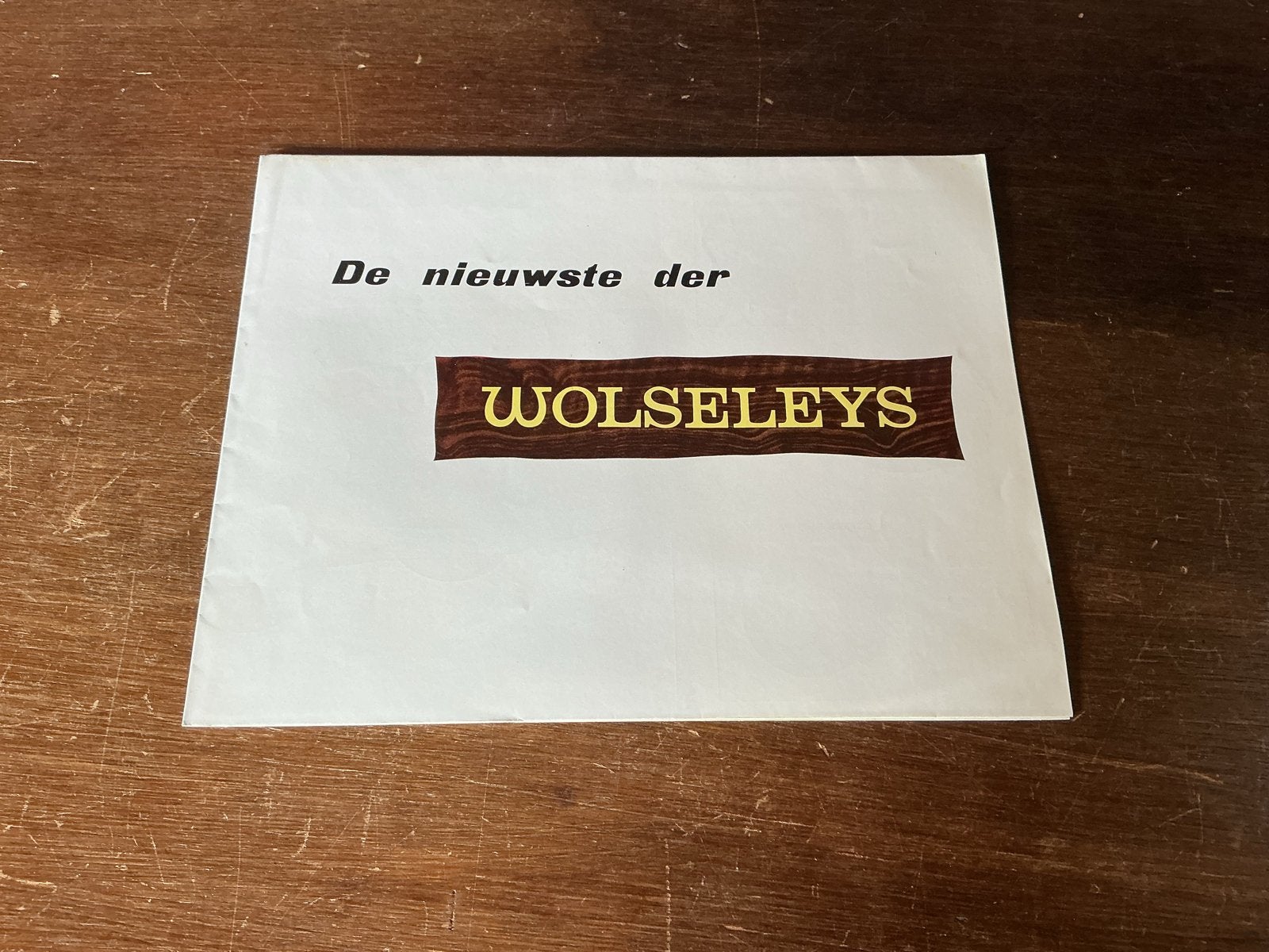 Wolseley 6/99 brochure uit 1960 - De nieuwste der Wolseleys, Ophalen of Verzenden, Nieuw, Overige merken