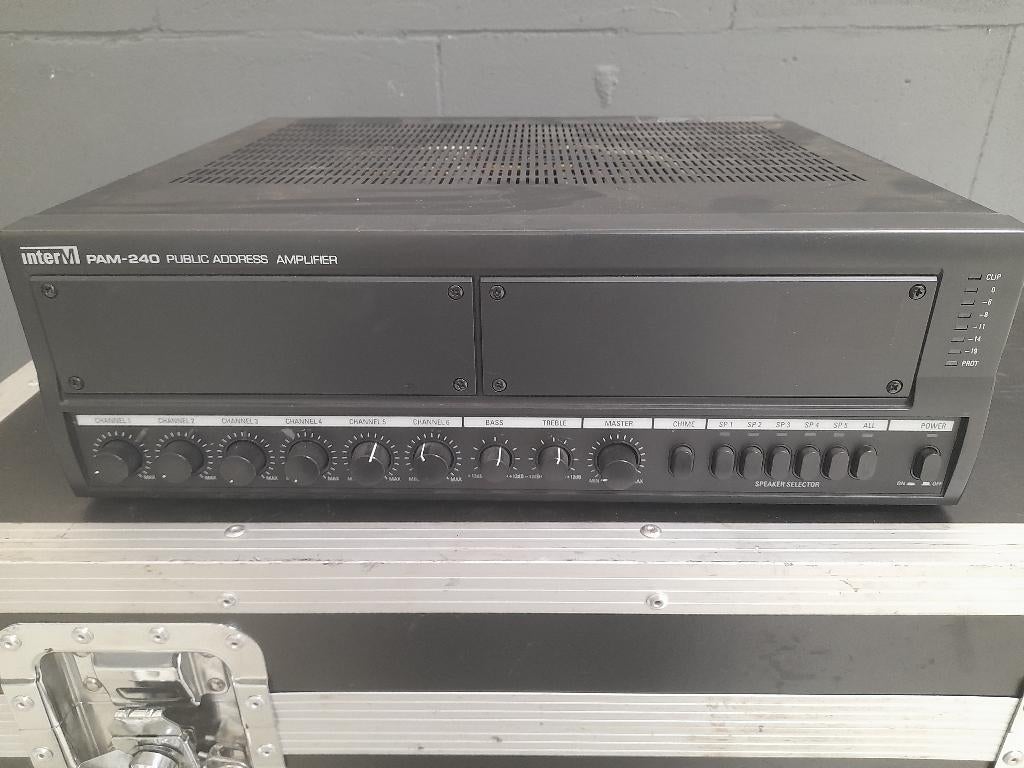 Inter m PAM-240 versterker, Ophalen of Verzenden, Gebruikt, Minder dan 500 watt, Overige typen