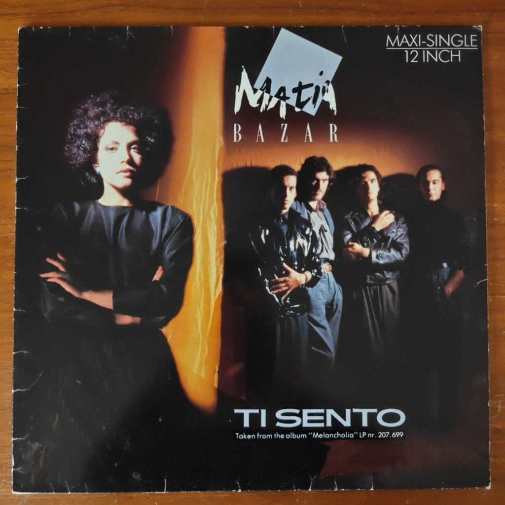 Maxi Single - Matia Bazar – Ti Sento, Ophalen of Verzenden