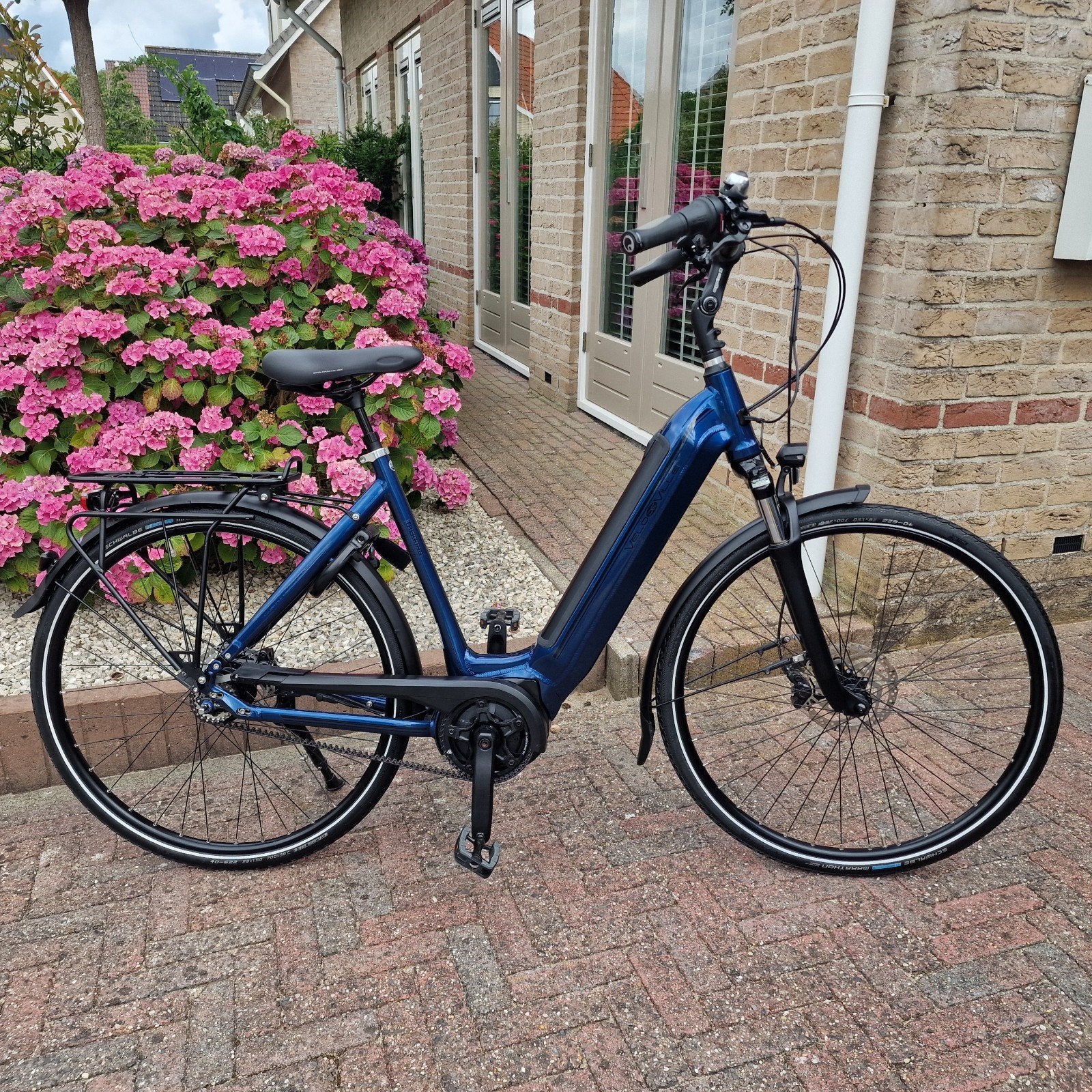 Bijna nieuwe Velo de Ville Bosch Plus middenmotor belt 500Wh, Fietsen en Brommers, Elektrische fietsen, Zo goed als nieuw, 51 tot 55 cm