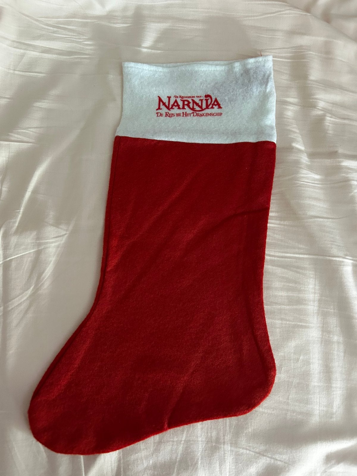Narnia kerstsok film, Verzamelen, Ophalen of Verzenden, Zo goed als nieuw