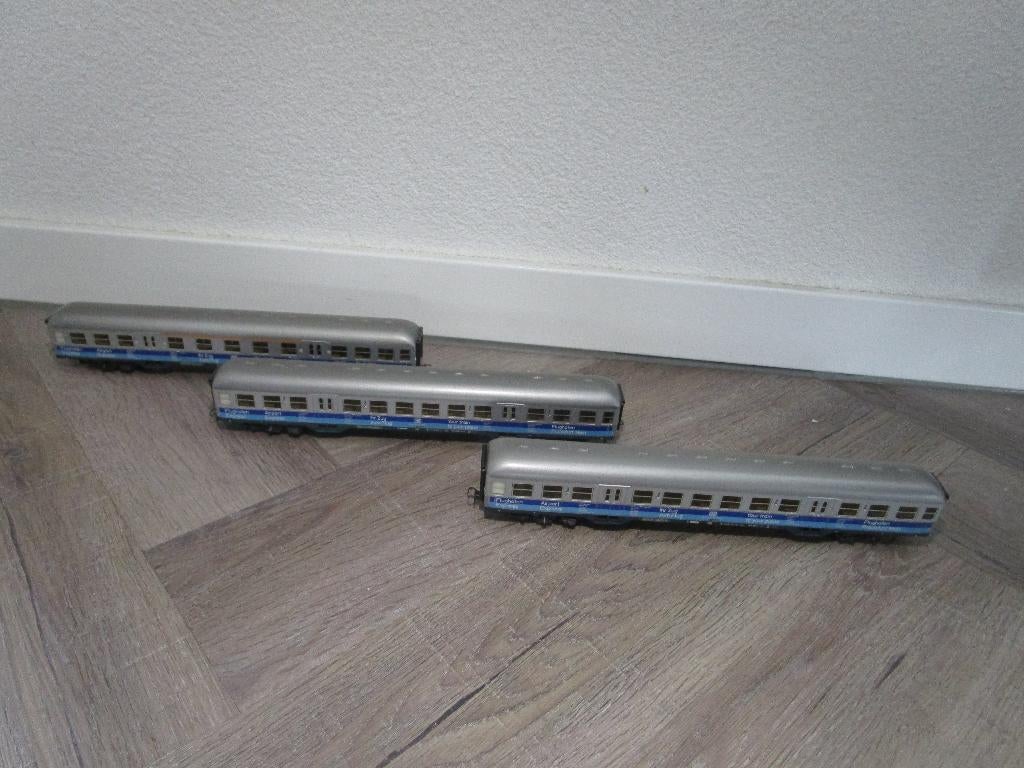 Marklin 43815 set personenwagens/rijtuigen "airport express", Wisselstroom, Gebruikt, Wagon, Ophalen of Verzenden