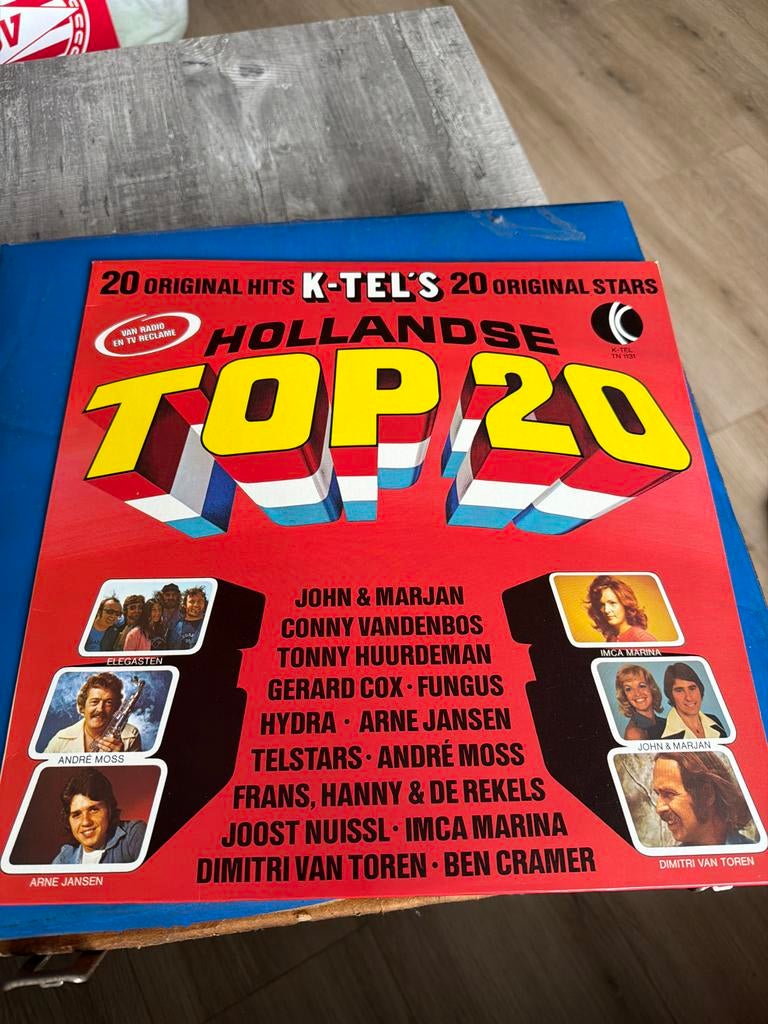 K-Tel's Hollandse Top 20 LP - 20 Original Hits, Ophalen, Gebruikt, Complilatie, Pop
