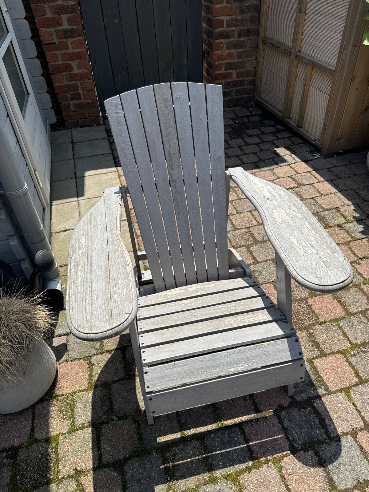 Adirondack stoel van hout, Tuin en Terras, Tuinstoelen, Ophalen, Gebruikt, Hout