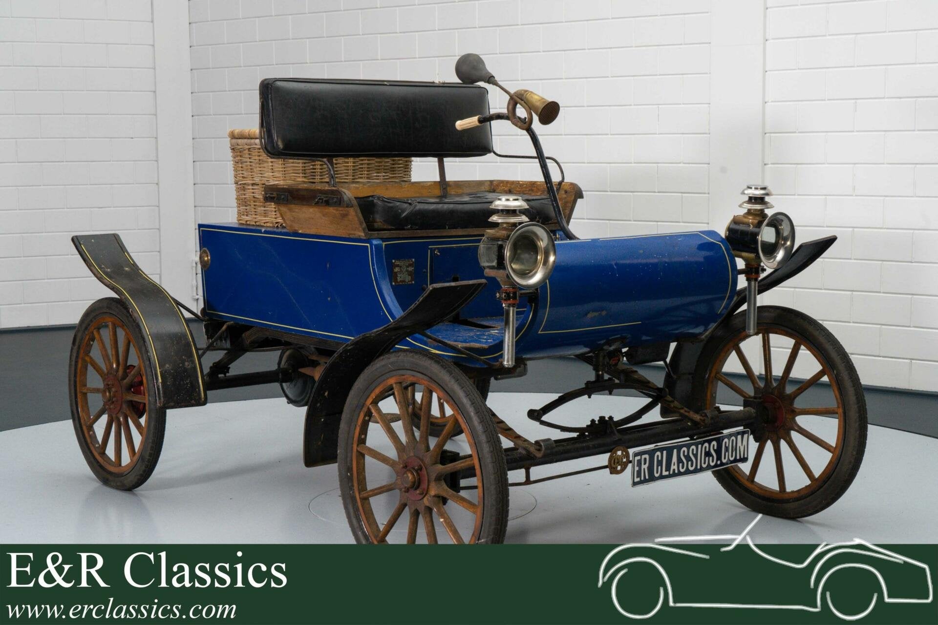 Oldsmobile Curved Dash Replica | Unieke verschijning, Auto's, Automaat, 320 cc, Zwart, Cabriolet