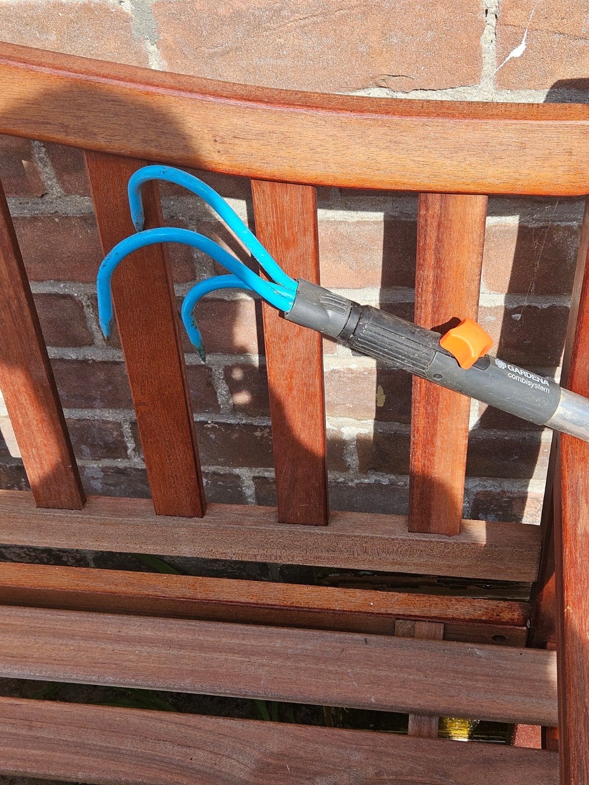 Gardena combisysteem krabber met 150 cm steel, Ophalen