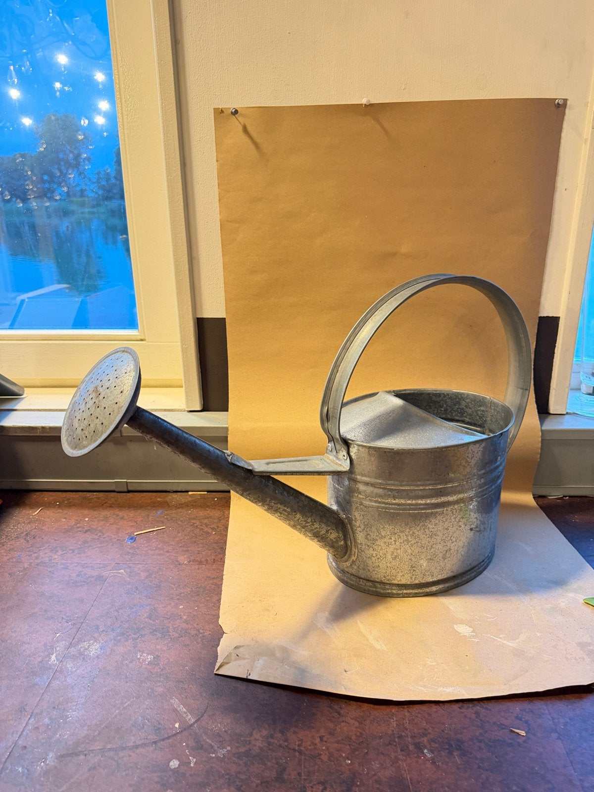 Vintage Zinken Gieter - Decoratief en Functioneel, Ophalen of Verzenden, Gebruikt