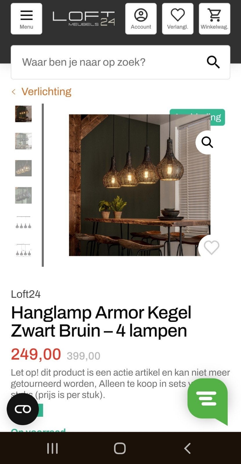 Te koop: super mooie hanglamp, Ophalen, Zo goed als nieuw