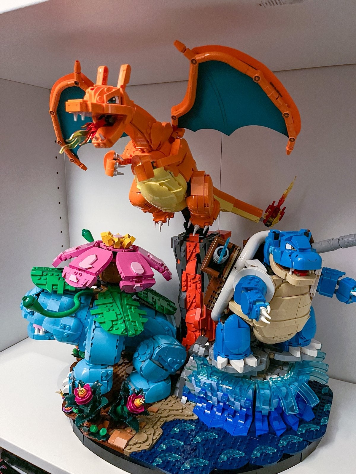 Lego Pokemon Venusaur, Charizard en Blastoise, Ophalen, Zo goed als nieuw