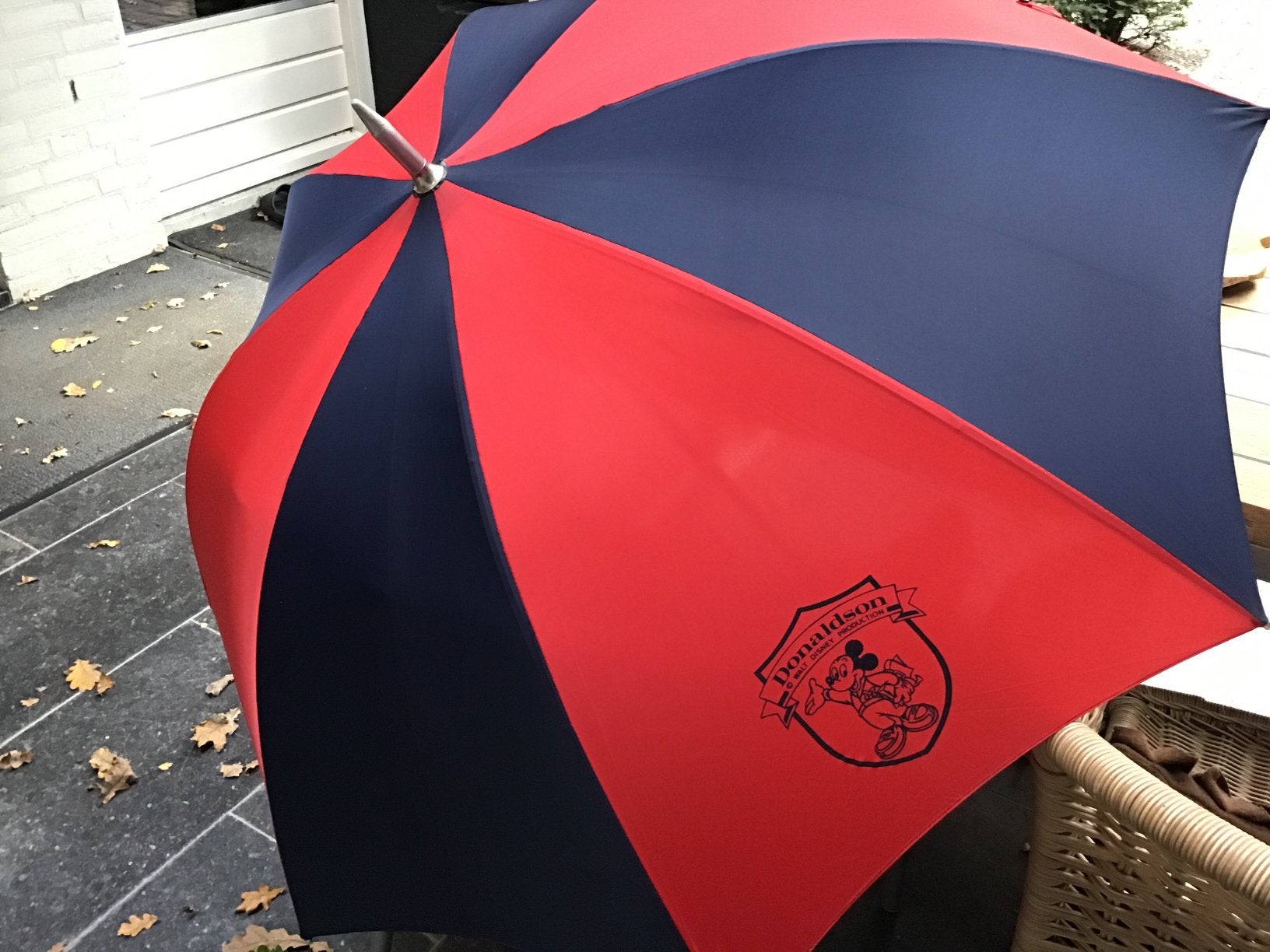 “DONALDSON “:GROTE PARAPLU COLLECTORS ITEM IZGS, Ophalen of Verzenden