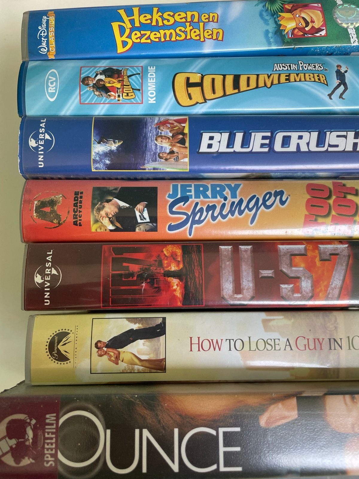 Diverse VHS-collectie: Heksen, Austin Powers, Blue Crush en, Ophalen of Verzenden, Gebruikt, Engels, VHS