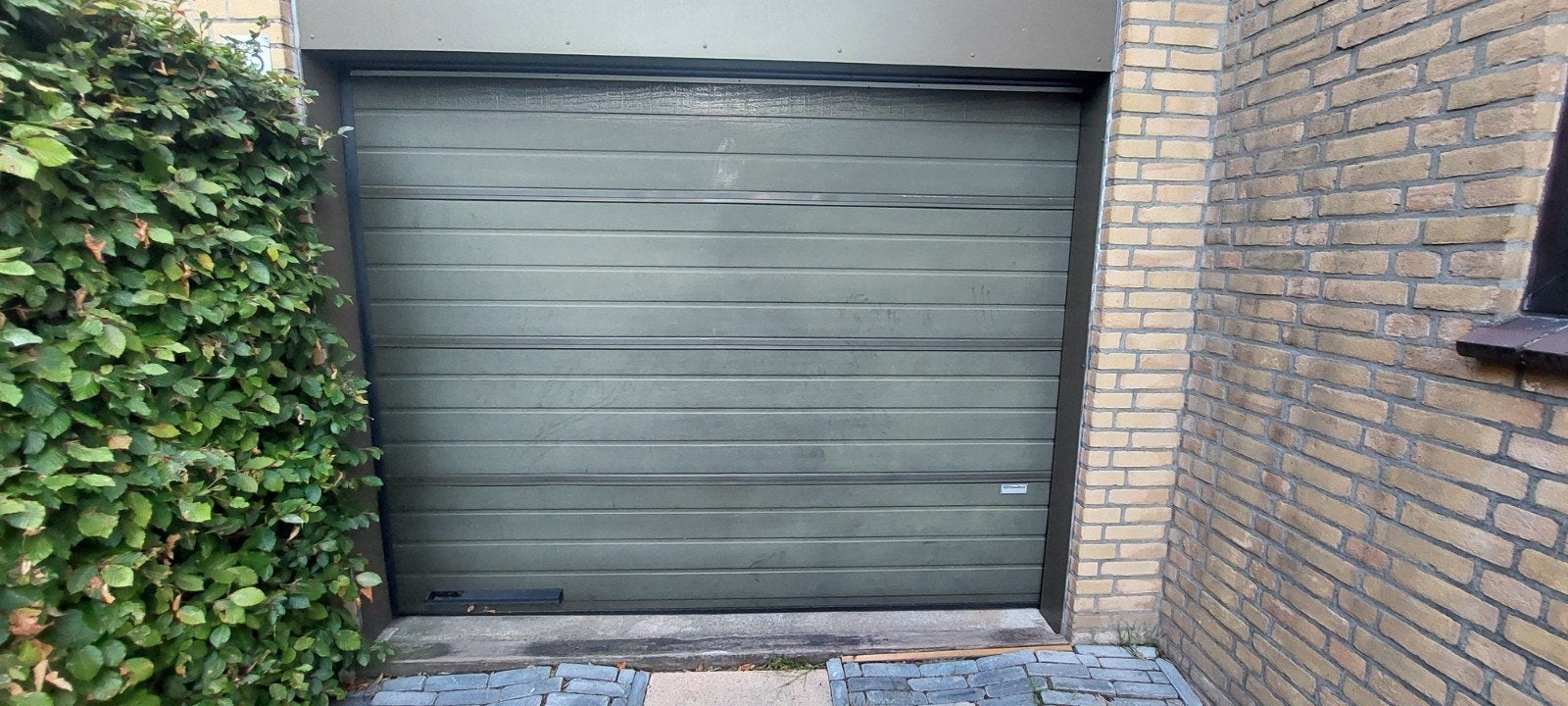Garagedeur met elektrische motor, Ophalen, Gebruikt, Garagedeur, Schuifdeur
