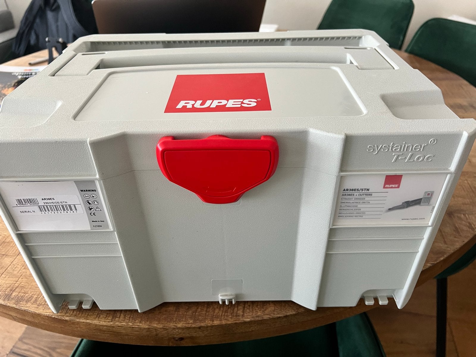 Rupes AR38ES Rechte Frees / Rechte Slijper - 800W, Ophalen of Verzenden, Nieuw, 700 tot 1000 watt, Rechte handslijpmachine