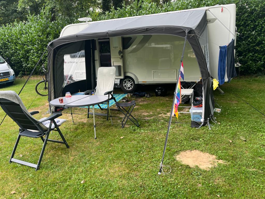 Opblaasbare luifel voor caravan Walker Active 400, Ophalen of Verzenden, Zo goed als nieuw
