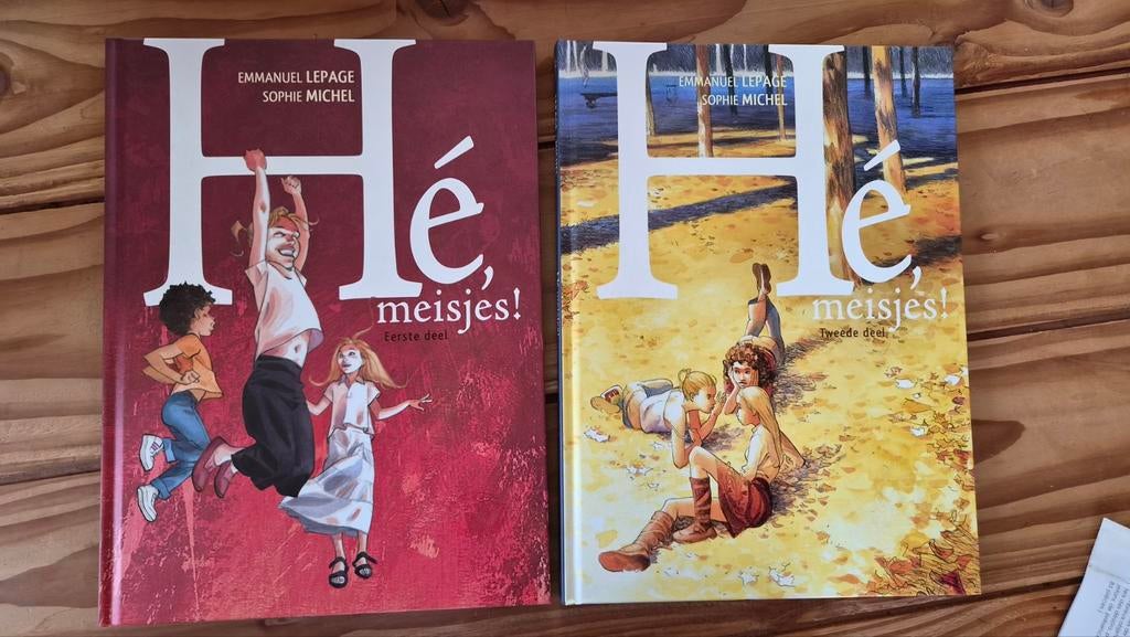 Hé, meisjes! deel 1 en 2 - LePage & Michel, Boeken, Stripboeken, Ophalen of Verzenden