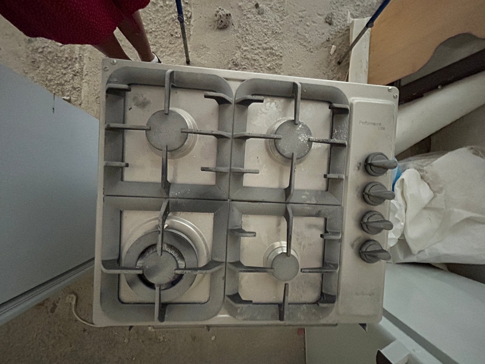 Gebruikt Gastoestel met 4 Kookzones Performance Line, Witgoed en Apparatuur, Kookplaten, Ophalen, Gebruikt, 4 kookzones, Gas