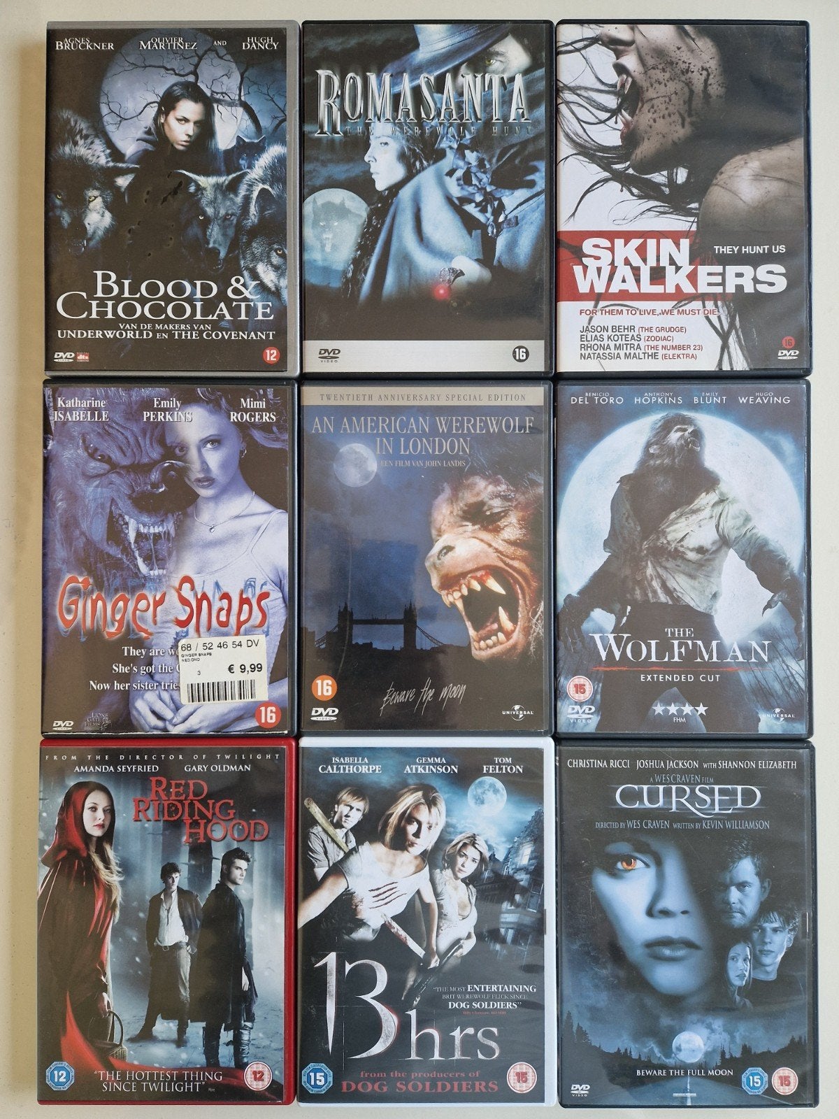 Weerwolf DVD Pakket, Vanaf 16 jaar, Verzenden, Gebruikt, Monsters