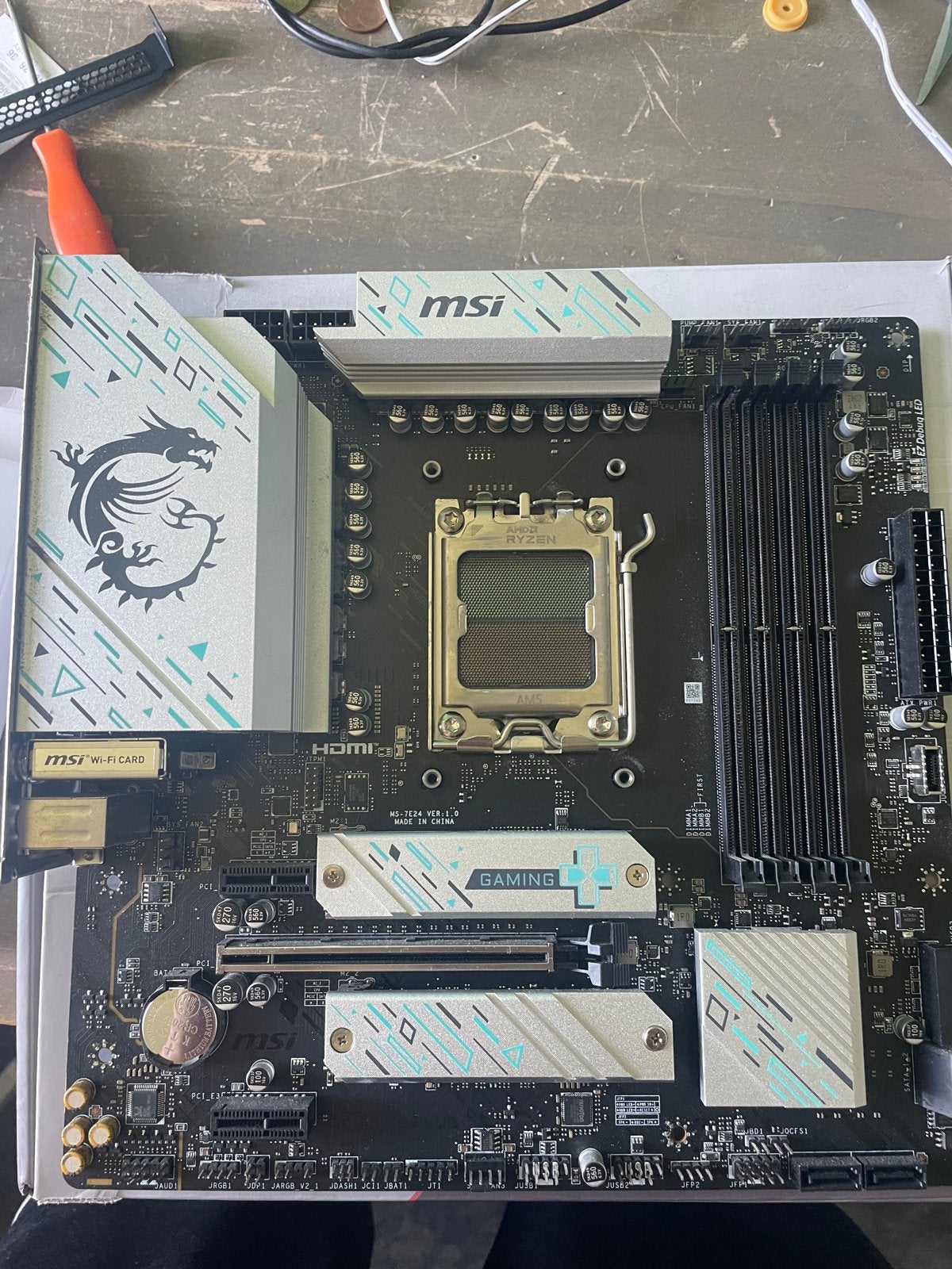 Msi B650 Wifi am5, Computers en Software, Moederborden, Ophalen, Zo goed als nieuw, AMD, DDR5