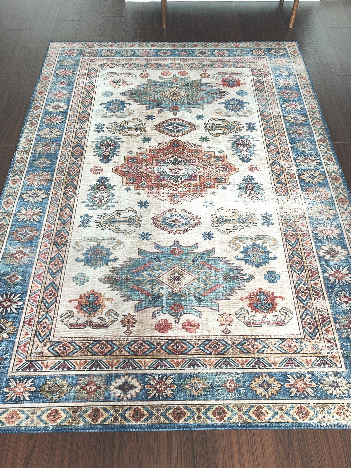 Vloerkleed tapijt carpet vintage stijl 160x23 kleed, Ophalen, Gebruikt, Crème, 150 tot 200 cm