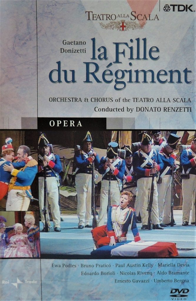 DVD! - La Fille du Régiment/ Donizetti - Scala Milaan - TDK, Opera of Operette, Ophalen of Verzenden, Zo goed als nieuw, Classicisme