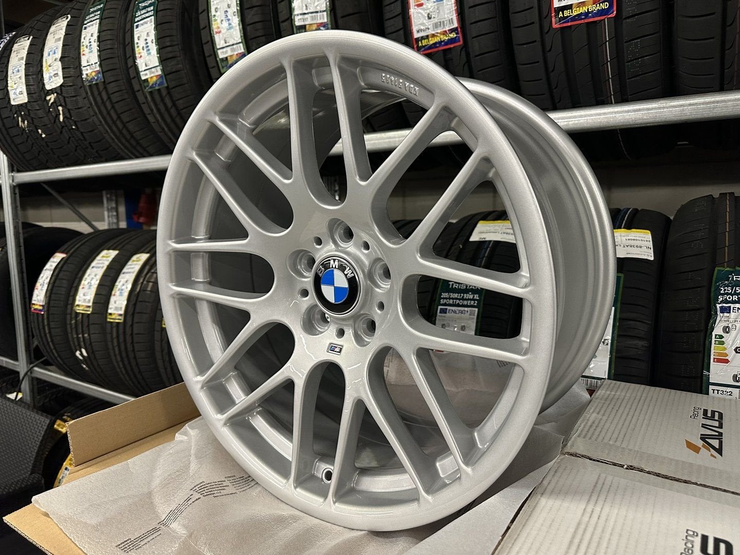 NIEUW 19inch BMW CSL Style Breedset Velgen! 5x120 E90 F30 E4, 19 inch, -, -, Banden en Velgen