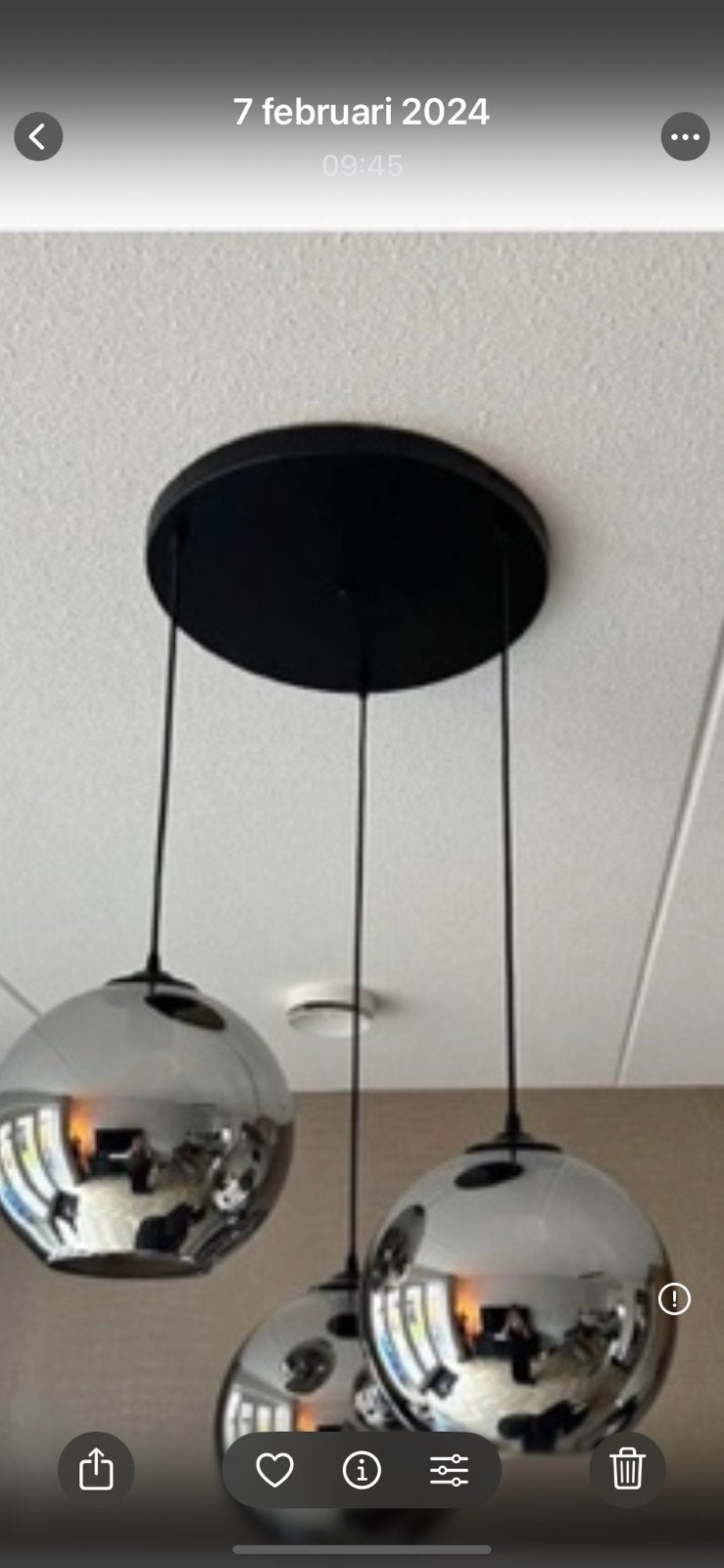 Plafond hang lamp, Ophalen of Verzenden, Zo goed als nieuw
