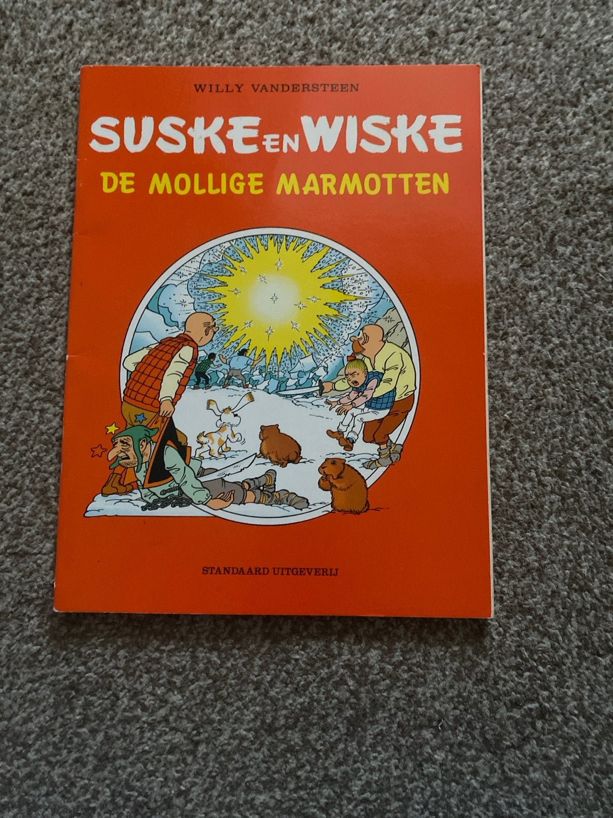 Suske en Wiske: De Mollige Marmotten - Willy Vandersteen, Eén stripboek, Ophalen of Verzenden, Gelezen