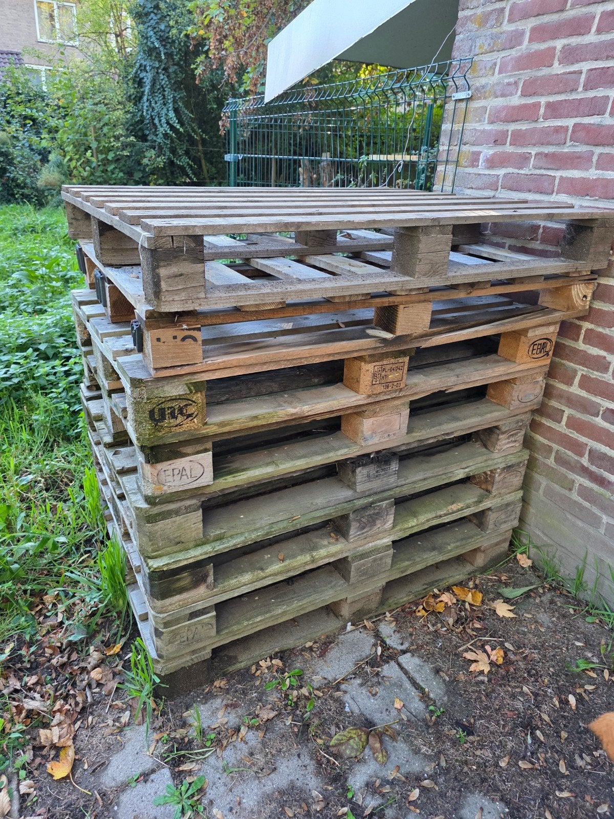 pallets, Ophalen, Gebruikt, 50 mm of meer, Pallet