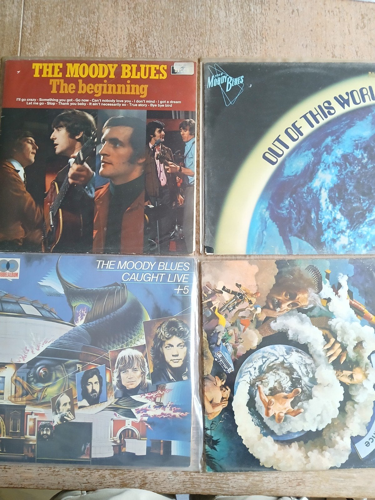 LPx5 Albumsx4 The Moody Blues 1 koop, ophalen, Ophalen, Gebruikt, 12 inch, Poprock