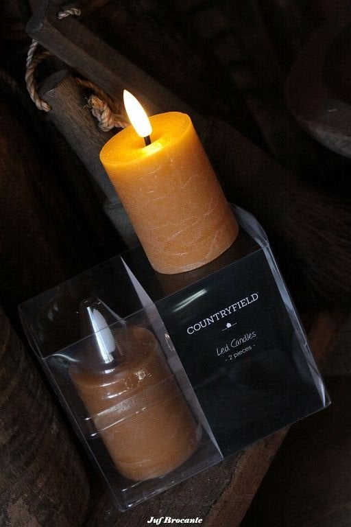Ledkaarsen Countryfield op timer en afstandsbediening, Www.jufbrocante.nl, Www.jufbrocante.nl, Nieuw, Ophalen of Verzenden