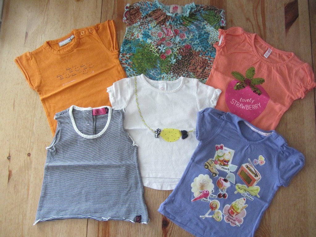 T-shirtjes maat 68, Ophalen of Verzenden, Gebruikt, Meisje, Shirtje of Longsleeve