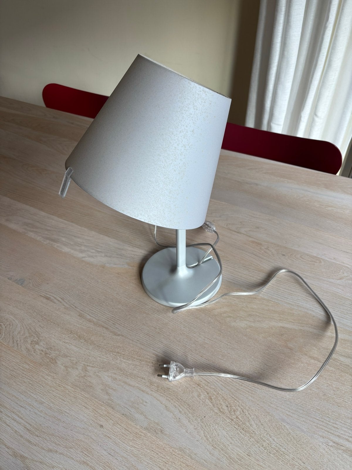 Tafellamp Artemide melampo notte, Ophalen, Gebruikt, E14 (klein), Wit