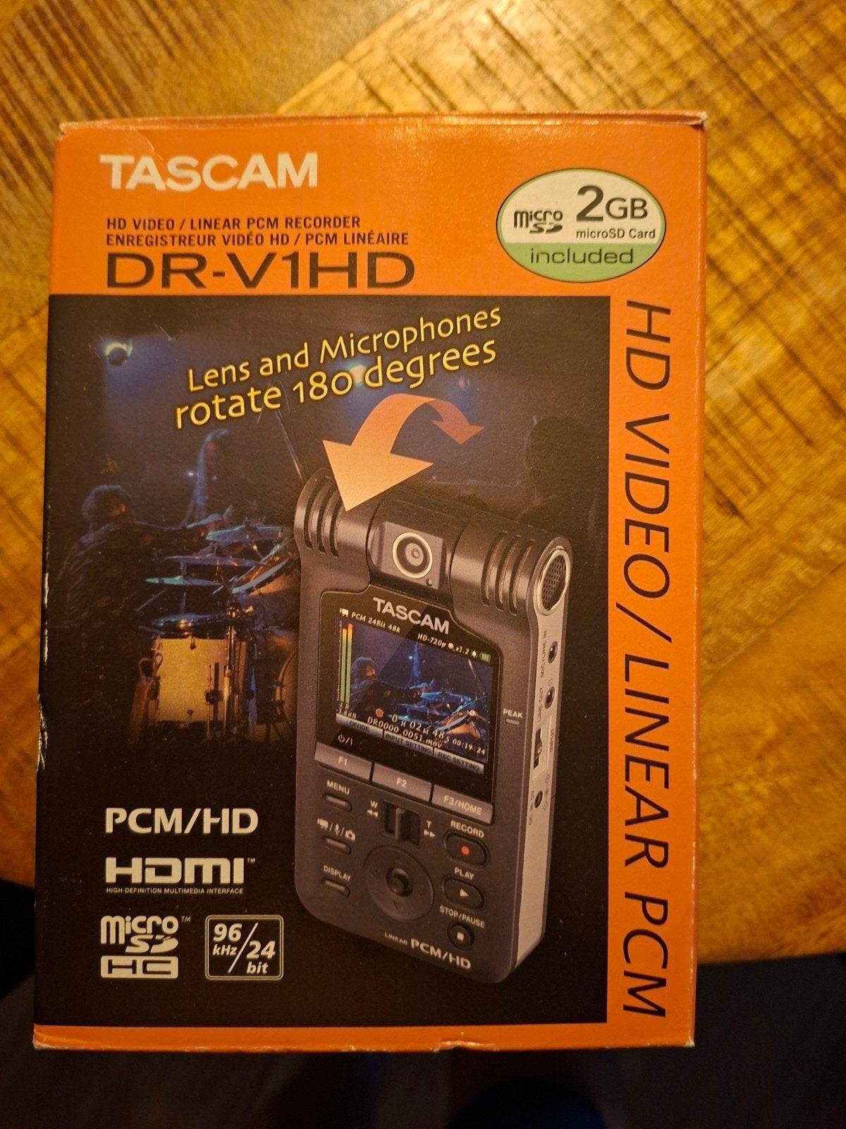 Tascam DR-V1HD HD Video/Linear PCM Recorder, Overige merken, Overige soorten, Zo goed als nieuw, Full HD