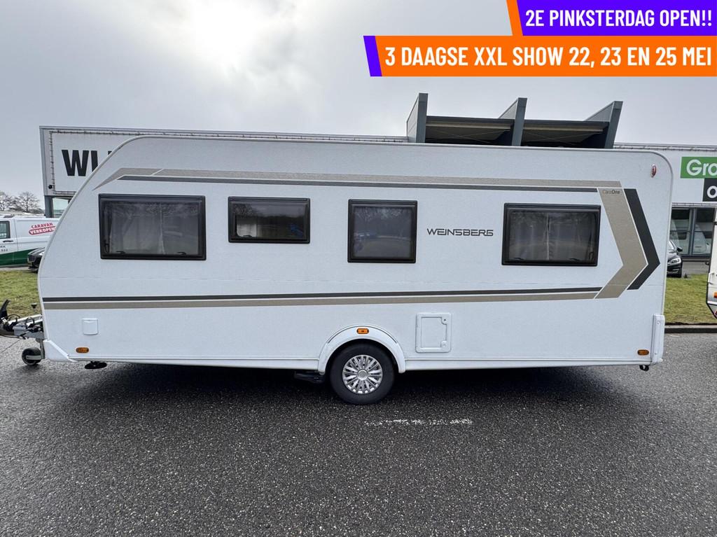 Weinsberg - 2DE PINKSTERDAG OPEN, RUIM 200 CARAVANS, Caravans en Kamperen, Caravans, Overige merken, Rondzit, 7 tot 8 meter, Bedrijf