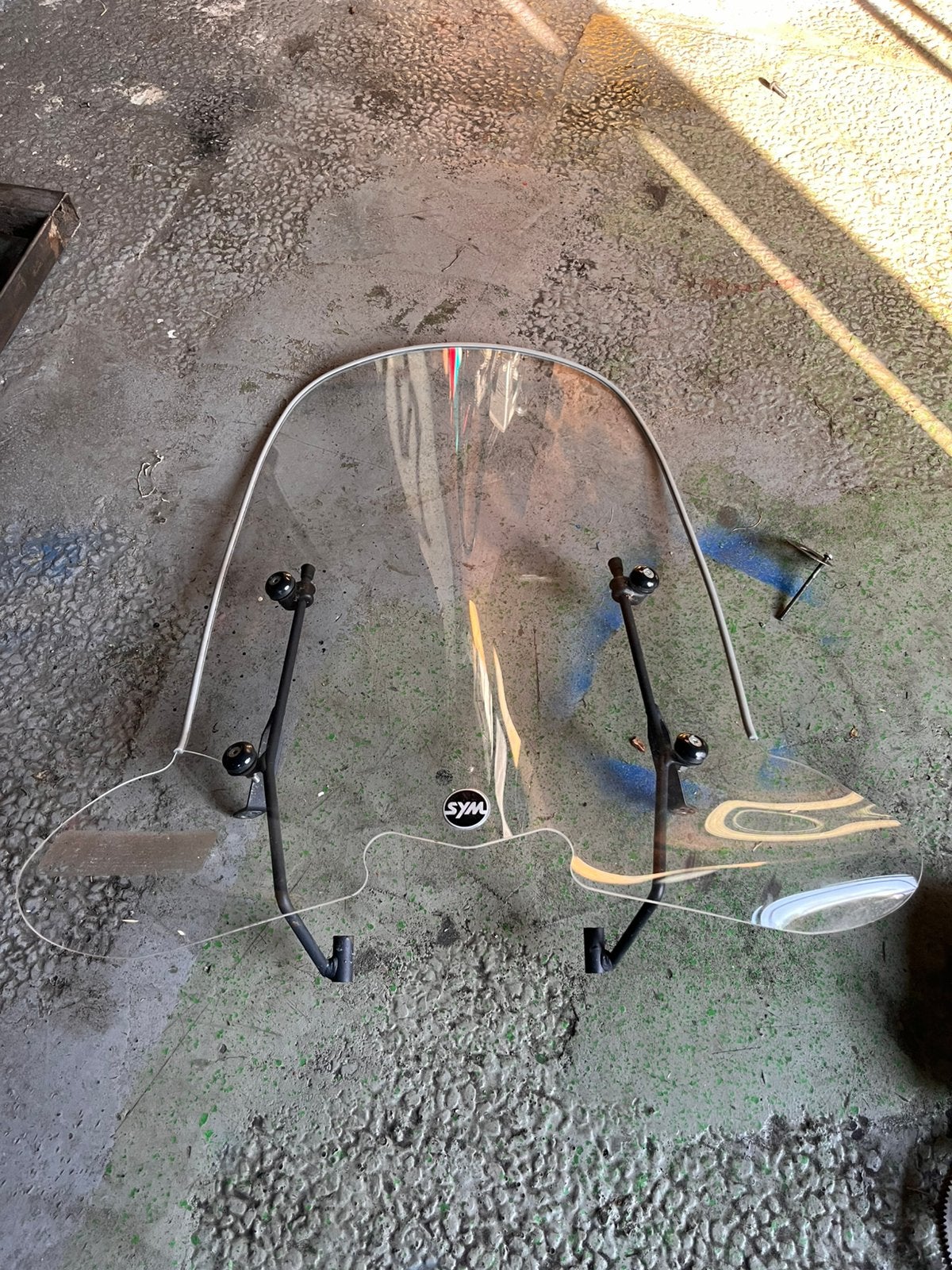 Windscherm sym scooter, Fietsen en Brommers, Brommeronderdelen | Scooters, Ophalen, Zo goed als nieuw, Overige typen, SYM