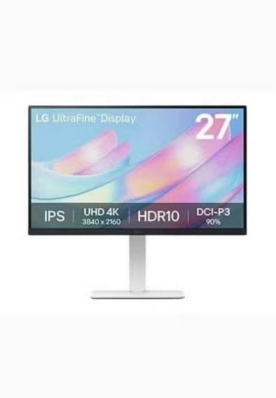 1x LG UltraFine 27 inch 4K IPS Monitor - 27US550-W.AEU, IPS, Verzenden, 60 Hz of minder, Ultra HD (4K)